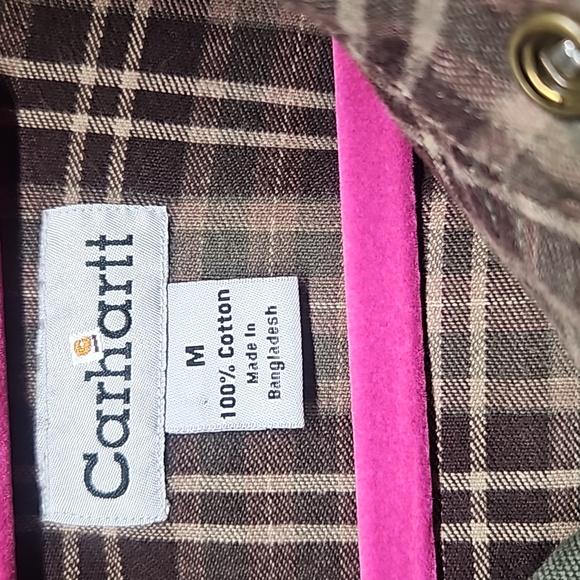 Vintage Carhartt Shirt Jacke Men's Size Medium - Picture 4 of 11